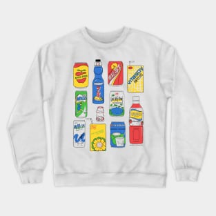 Asian Drinks Crewneck Sweatshirt